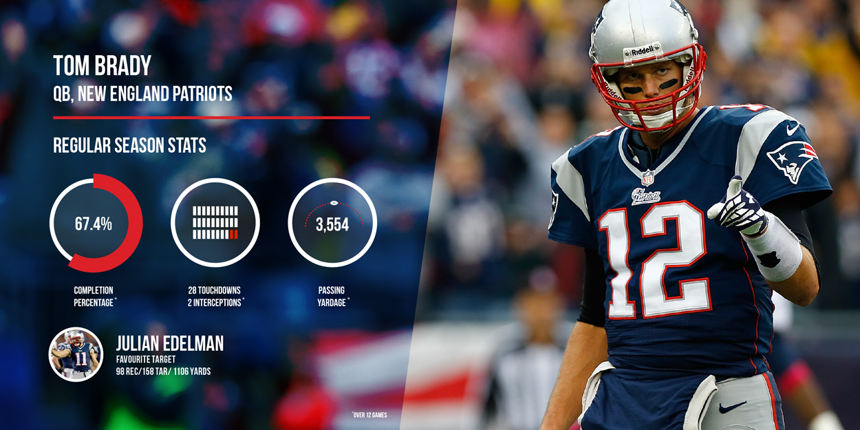 Tom Brady New England Patriots Regular Season Stats