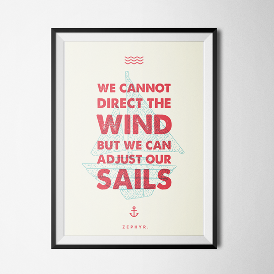Nautical Quote Poster