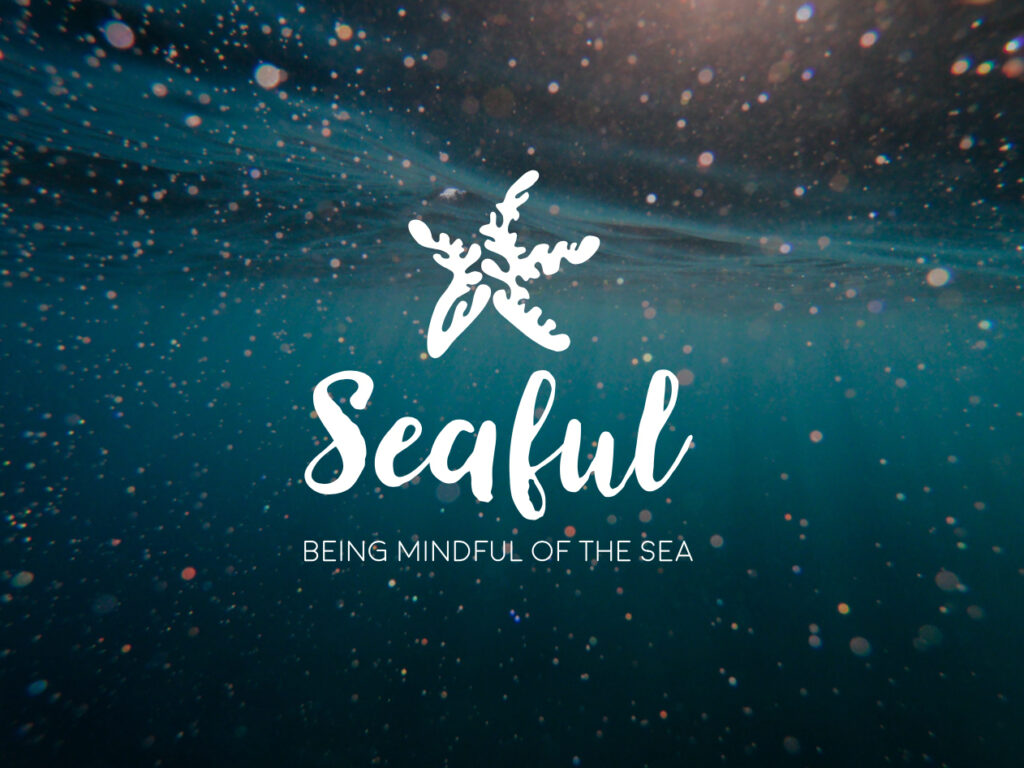 Seaful ocean‑inspired logo designed by Zephyr Creative, Cornwall branding agency